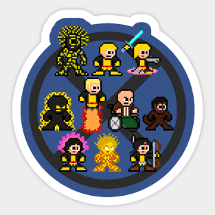 8-Bit New Mutants Sticker